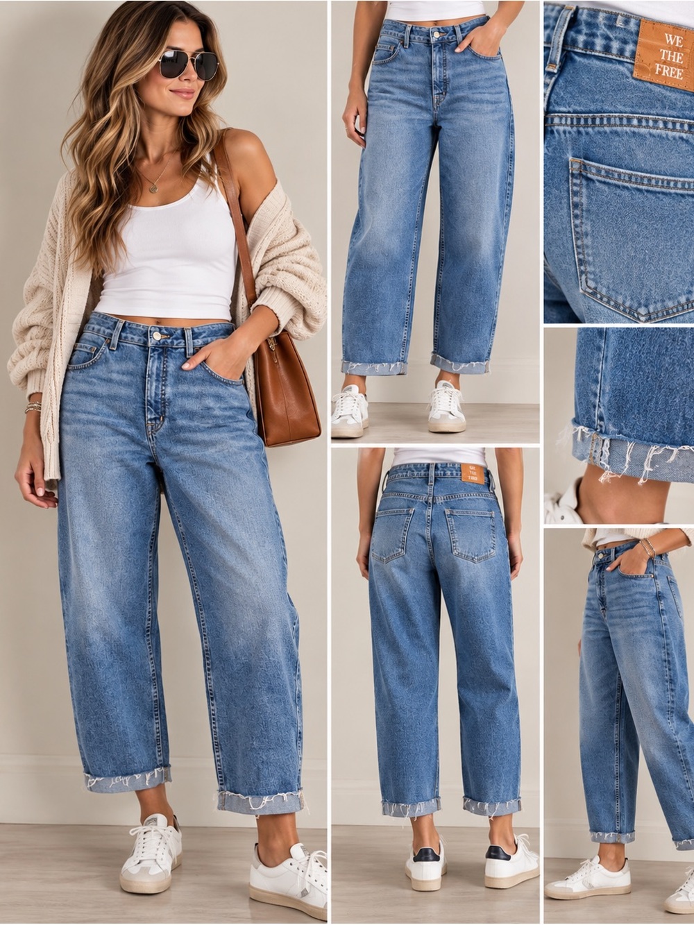 We The Free Cropped Relaxed Jeans